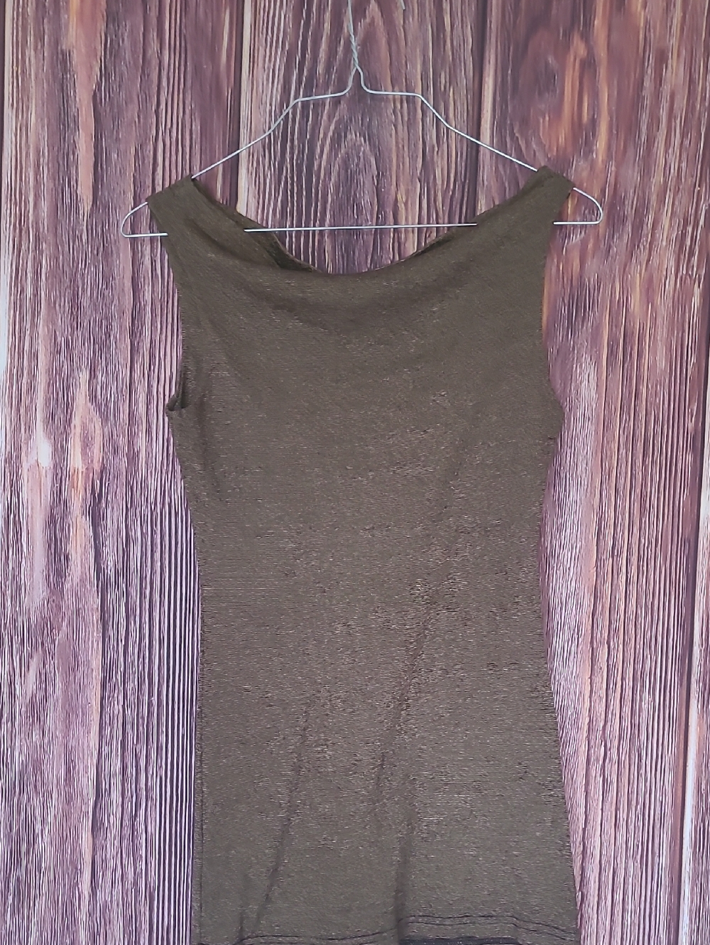 Michael Stars  Sleeveless Boatneck Tank